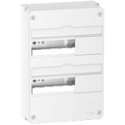R9H13402 Resi9 - Coffret en saillie Blanc (RAL 9003)- 2 rangées de 13 modules R9H13402 Resi9 - Coffret en saillie Blanc (RAL 9003)- 2 rangées de 13 modules