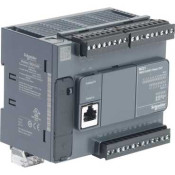 Modicon M221, contrôleur 24E/S relais, port série, 100/240VCA  TM221C24R