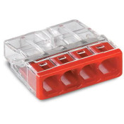 Borna de conexión en línea - conductores rígidos; max. 2,5 mm²; 4 conductores - WAG2273-204