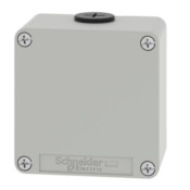 Boite métal vide grise - M20 x2 - non percée - 80x80x51,5 mm - UL cULus - XAPD11