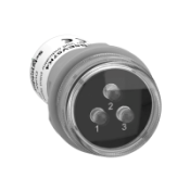 XB5EV57K4 Harmony XB5 - Voyant de présence 3 phases - LED - rouge vert jaune - 400VAC