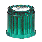 élément feu fixe vert XVE - DEL intégrée - 24 V CA CC XVEC2B3