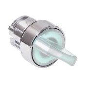 cabeza selector selector iluminado -2 posiciones - Ø 22 - blanco  ZB4BK1213