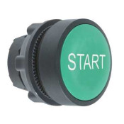 Harmony XB5 - tête bouton poussoir - affleurant - Ø22 - vert - texte ’START'  ZB5AA333