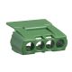 IP2 cover for 4 holes terminal block - green - 13581