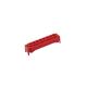Protective cover, Kaedra, for 8 holes terminal block, red - 13584
