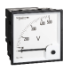 PowerLogic - voltmètre analogique - encastré - 96x96mm - 0 à 500 V - 16075