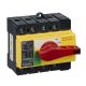 switch disconnector, Compact INS80 , 80 A, with red rotary handle and yellow front, 4 poles - 28921
