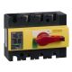 switch disconnector, Compact INS160 , 160 A, with red rotary handle and yellow front, 3 poles - 28928