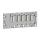 rack M340 - 4 slots - panel, plate or DIN rail mounting - BMXXBP0400