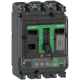 Circuit breaker, ComPacT NSX100B, 25kA/415VAC, 3 poles, MicroLogic Vigi 4.2 trip unit 100A - C10B34V100