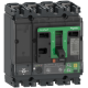 Circuit breaker, ComPacT NSX100B, 25kA/415VAC, 4 poles, MicroLogic Vigi 4.2-AB trip unit 100A - C10B44B100