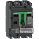 circuit breaker ComPacT NSX100R, 200 kA at 415 VAC, MicroLogic 6.2 E trip unit 100 A, 3 poles 3d - C10R36E100