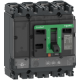 circuit breaker ComPacT NSX100R, 200 kA at 415 VAC, MicroLogic 2.2 trip unit 100 A, 4 poles 4d - C10R42D100