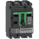 circuit breaker ComPacT NSX250R, 200 kA at 415 VAC, MicroLogic 5.2 E trip unit 100 A, 3 poles 3d - C25R35E100