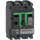 circuit breaker ComPacT NSX250R, 200 kA at 415 VAC, MicroLogic 6.2 E trip unit 100 A, 3 poles 3d - C25R36E100