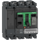 circuit breaker ComPacT NSX250HB1, 75 kA at 690 VAC, MicroLogic 6.2 E trip unit 100 A, 4 poles 4d - C25V46E100
