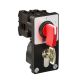 cam start selector switch - 1-pole - 60 °- 12 A - front mounting - red handle - K1D032RZ2