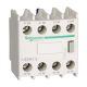 Hulpcontactblok - 4V - Schroefklem-aansluitingen - Hulpelement TeSys D/F - LADN04