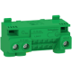 Earth terminal block, Linergy, screw and screwless terminals, 14 holes, 3x25 mm² + 11x4 mm², with jumper - LGYT1E14