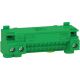 Earth terminal block, Linergy, screw and screwless terminals, 24 holes, 3x25 mm² + 21x4 mm², with jumper - LGYT1E24