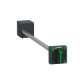 side rotary handle, ComPacT NSXm, black handle, shaft length 45 to 480 mm, IP54 - LV426935T