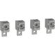 aluminium bare cable connectors, ComPact NSX, for 1 cable 120 mm² to 240 mm², 250 A, set of 4 parts - LV429245