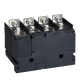 Bloque de transformador de corriente con salida de medición de tensión, Compact NSX 100/160/250, clasificación 125 A, 4 polos - LV429462