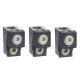aluminium bare cable connectors, ComPact NSX, EasyPact CVS, for 2 cables 35 mm² to 240 mm², 630 A, set of 3 parts - LV432481