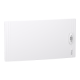 Door, PrismaSeT XS, plain, white (RAL 9003), for enclosure 1 x 24 modules - LVSXDP124