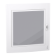 Door, PrismaSeT XS, transparent, colourless, for enclosure 3 x 24 modules - LVSXDT324