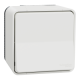 Mureva Styl - push-button - surface mounting - white - MUR39026