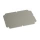 Mounting plate in galvanized steel, thickness 15 mm For boxes of H275W225 mm - NSYAMPM2924TB