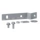 Set of 2 combined fixing brackets for earthing collector bar and DIN rail. - NSYEDCOC