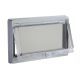 Plastic window with hinged transparent cover. IP 55, L78xW180mm. - NSYMW10M
