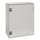 Cassa in poliestere + piastra in metallo 847x636x300 IP66 RAL 7035 - NSYPLM86PG