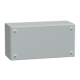 Metal industrial box plain door H150xW300xD120 IP66 IK10 RAL 7035 - NSYSBM153012
