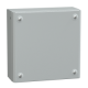 Metal industrial box plain door H200xW200xD80 IP66 IK10 RAL 7035 - NSYSBM20208