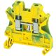 SCREW TERMINAL, PROTECTIVE EARTH, 2 POINTS, 4MM², GREEN-YELLOW - NSYTRV42PE