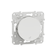 Odace - poussoir - blanc - avec symbole carillon - S520246