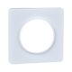 Odace Touch - plaque de finition 1 poste - Blanc RAL9003