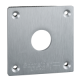 drilled front plate - XAP-E - metal - 1 opening - XAPE301