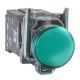 green complete pilot light Ø22 plain lens with integral LED 400V - XB4BV5B3