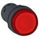 Illuminated push button, Harmony XB7, ILLUM. P.B, LED, Latch -1 NO, Red, 24 V - XB7NJ04B1