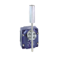 limit switch XCRT - metal enclosure zinc plated steel roller with lever - 2C/O - XCRT115
