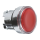 Harmony tête de bouton poussoir - Ø22 - pour insertion étiquette - rouge - ZB4BA48