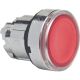 red flush illuminated pushbutton head Ø22 push-push for integral LED - ZB4BH043