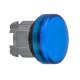 Testa lampada spia- Ø22 - - gemme lisce blu - ZB4BV063
