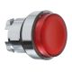 red projecting illuminated pushbutton head Ø22 spring return for integral LED - ZB4BW143