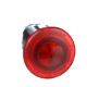 red Ø40 Emerg switching off button head Ø22 latching push-pull for integral LED - ZB4BW643